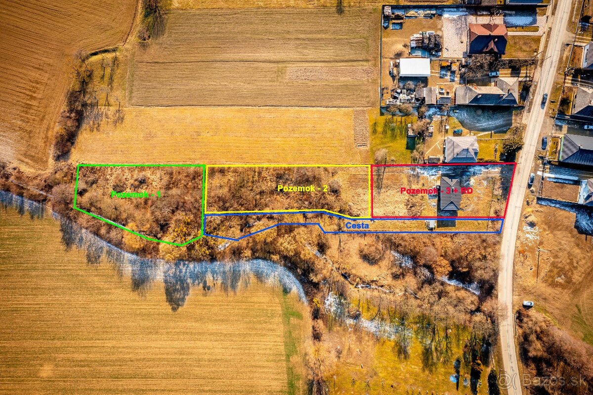 Pozemky v obci Kuzmice - 2