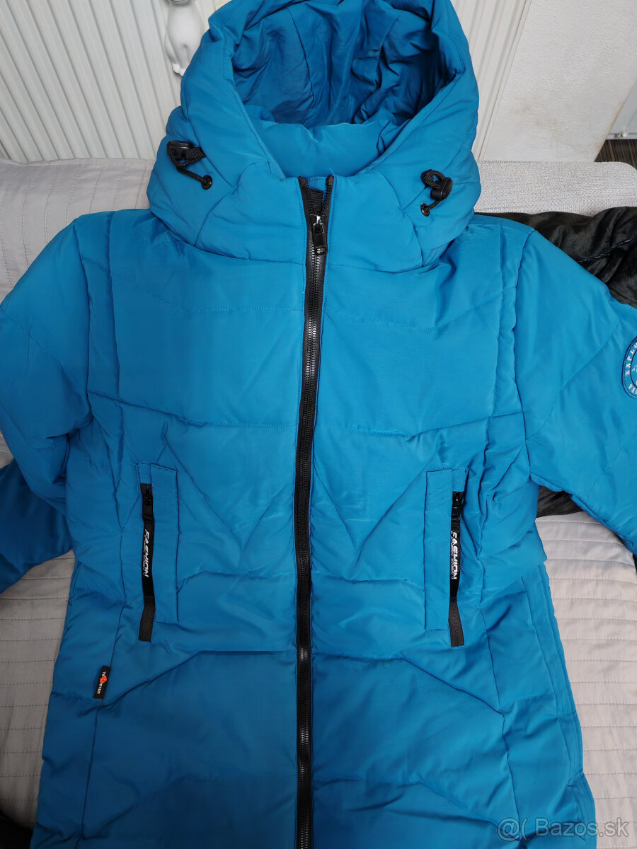 Dámska bunda modrá č.46/48 - 2
