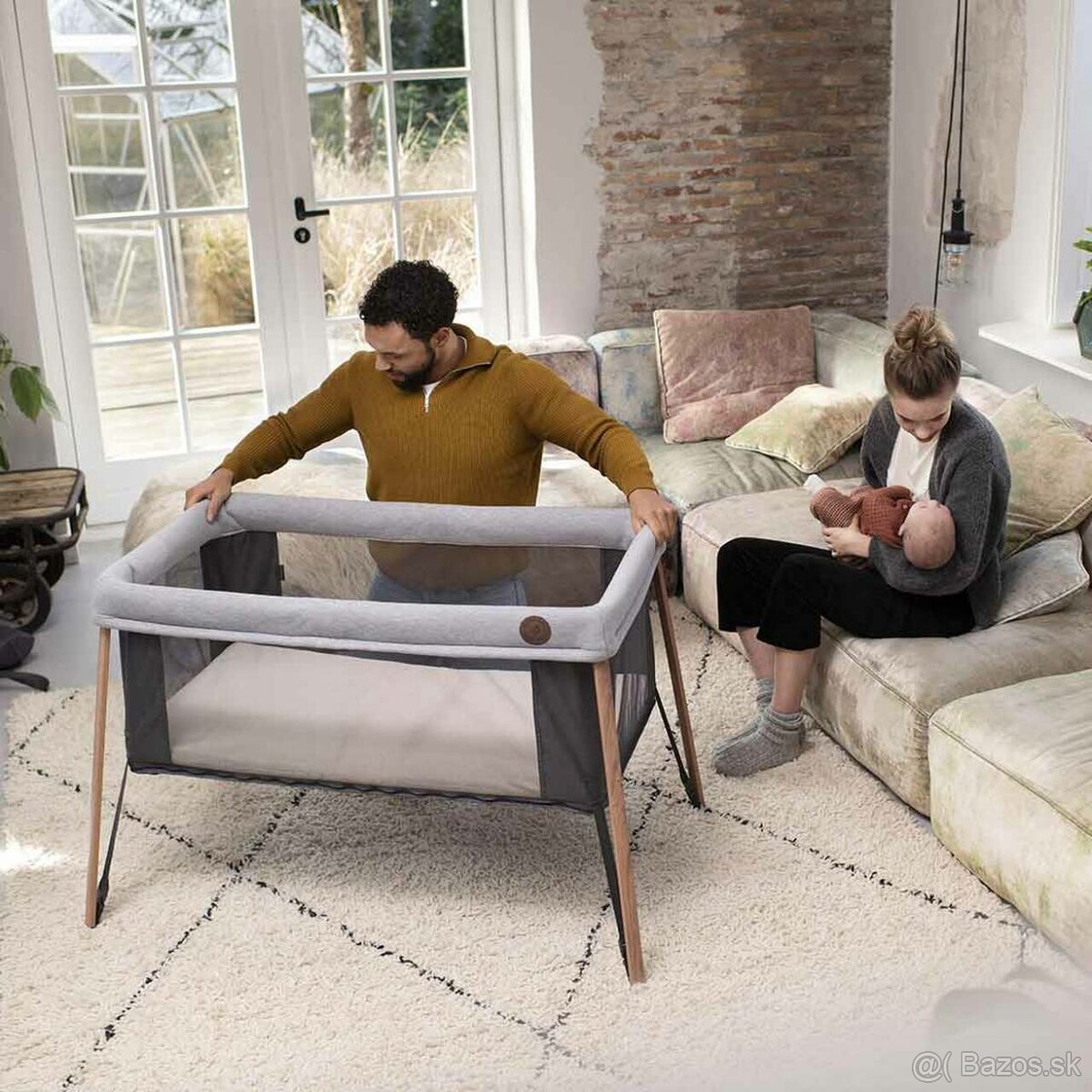 Cestovná postieľka Maxi Cosi Iris Essential Graphite - 2