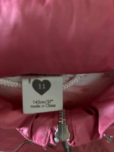 Dievčenská šuštiaková bunda na 9-11 rokov - 2