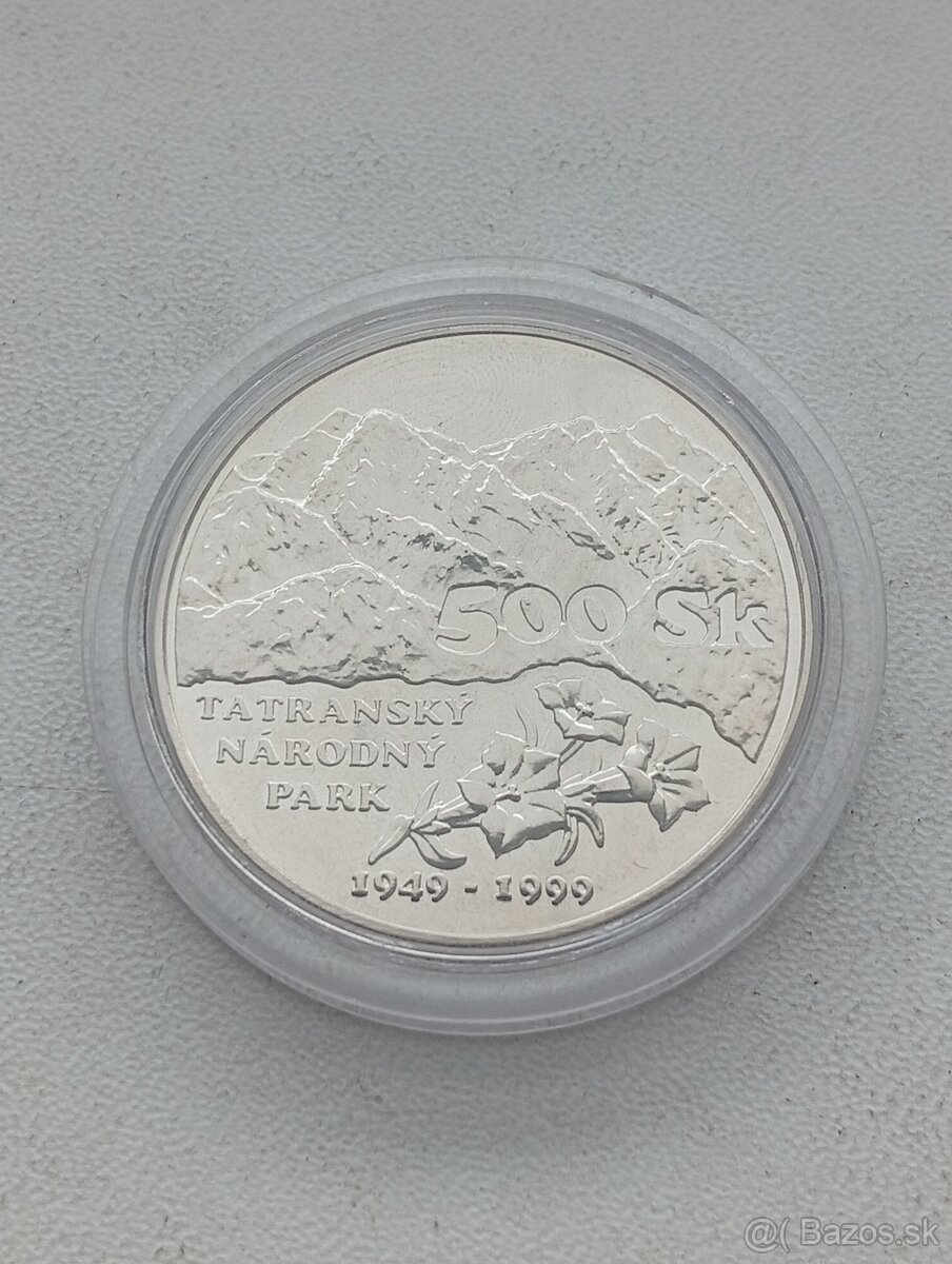 Strieborné 500 Sk mince - 2