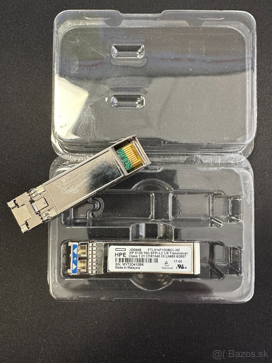 Predám pár (2 ks) optických prevodníkov HPE JD094B - 2