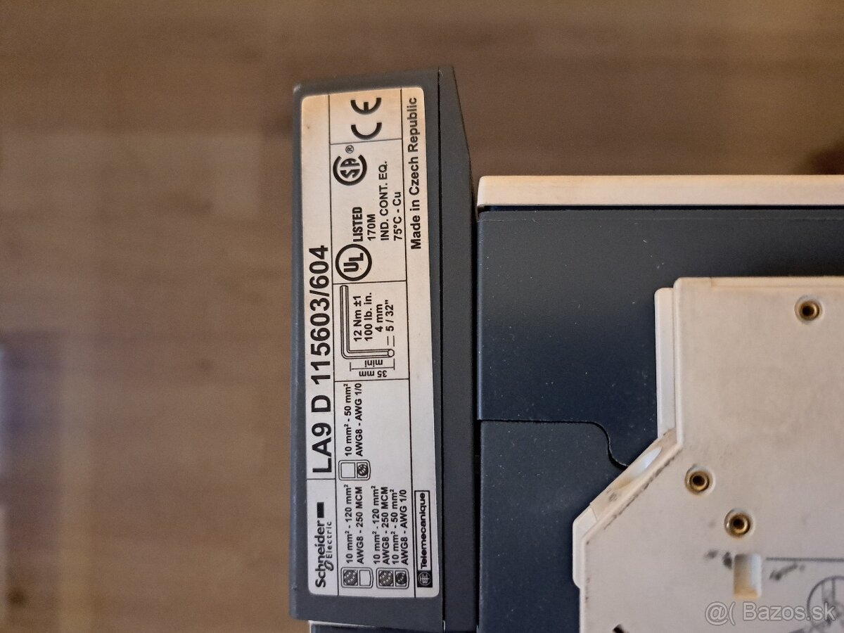 Predám stykac SCHNEIDER Stykač LC1D115 - 2