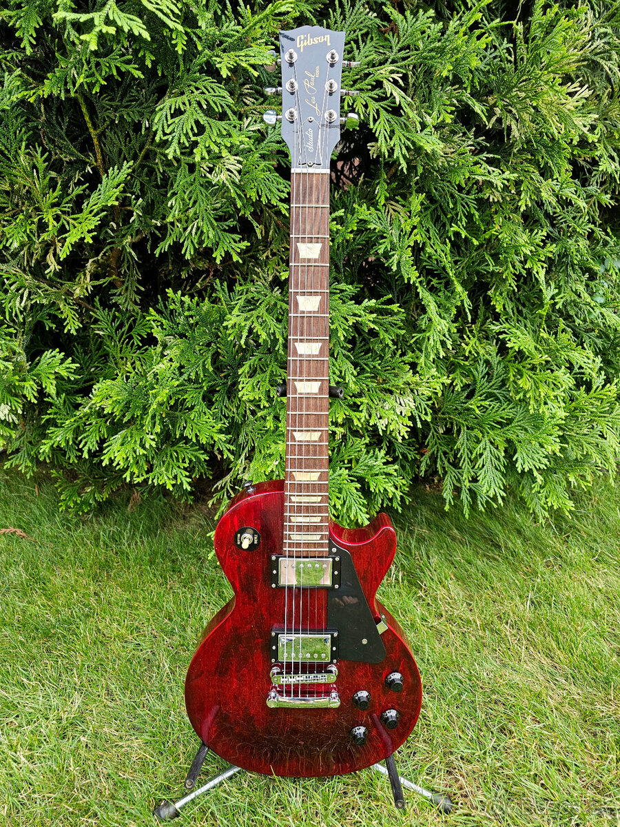 Gibson Les Paul Studio 2008 Wine Red + 2003 Ebony Black - 2