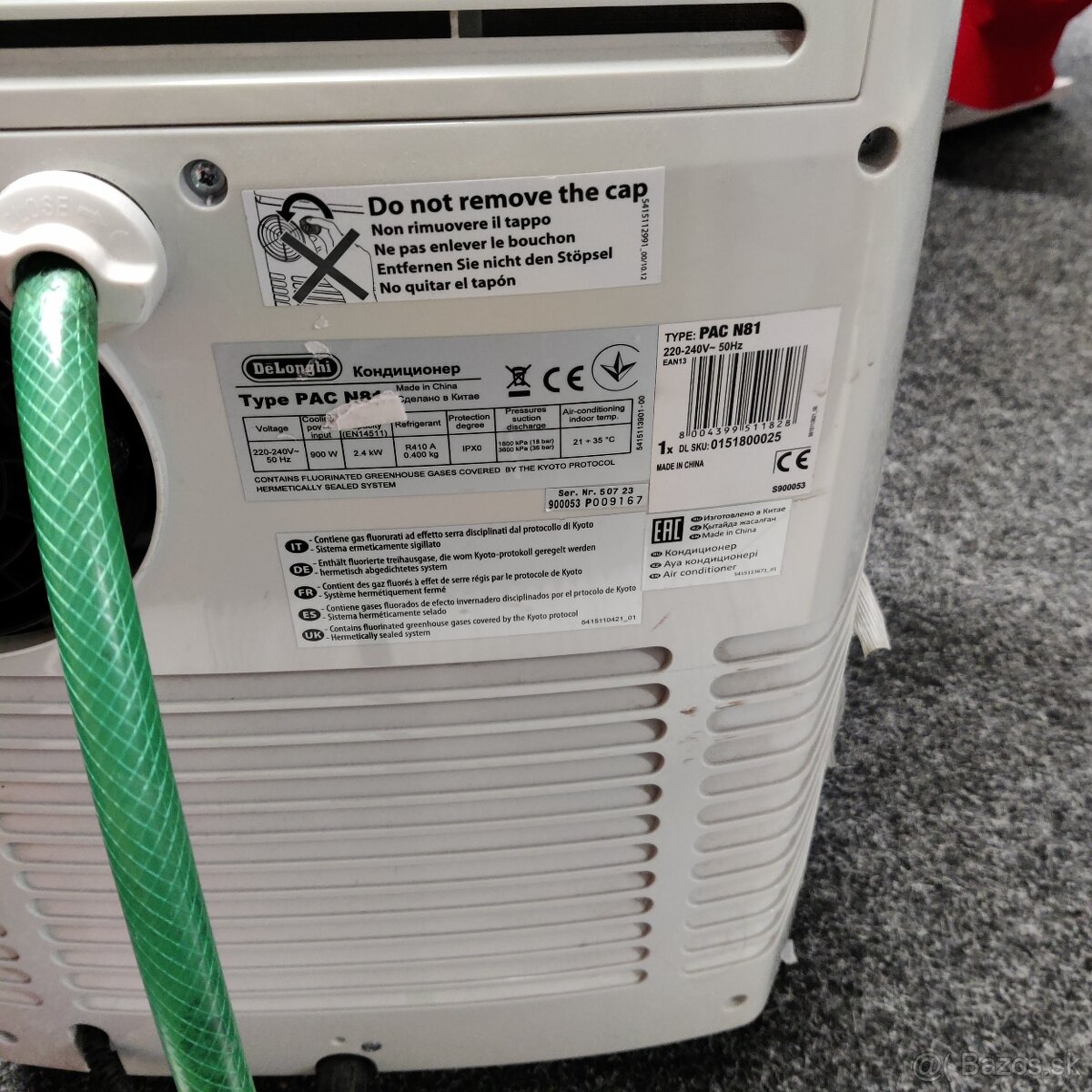 Prenosná klimatízacia DeLonghi PAC N81 - 2