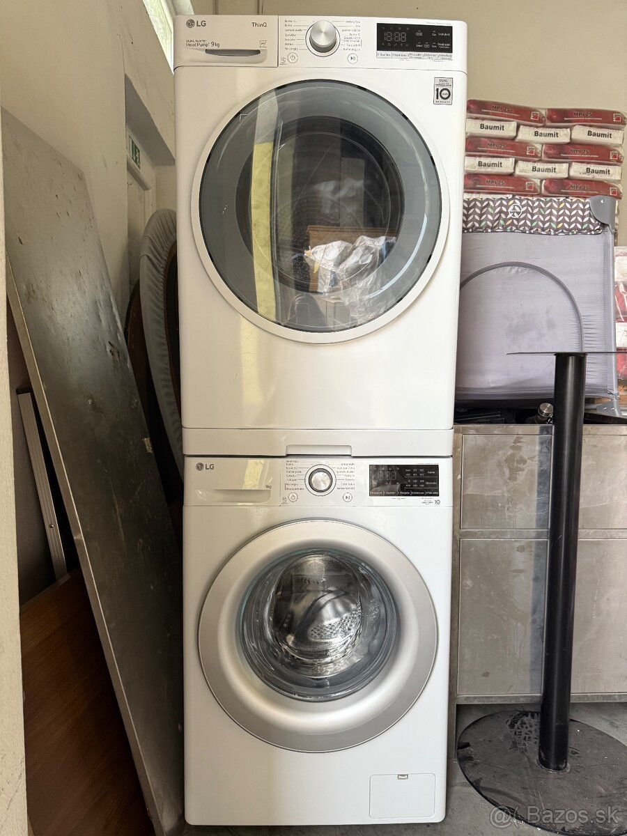 Predám pračku a sušičku LG - 2