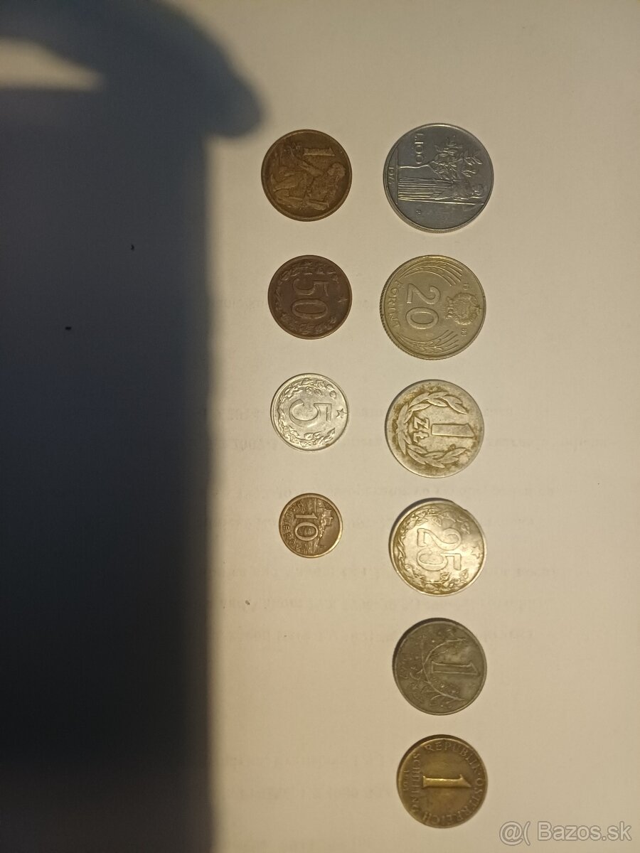 Rôzne mince na predaj,aj zahraničné,staré - 2