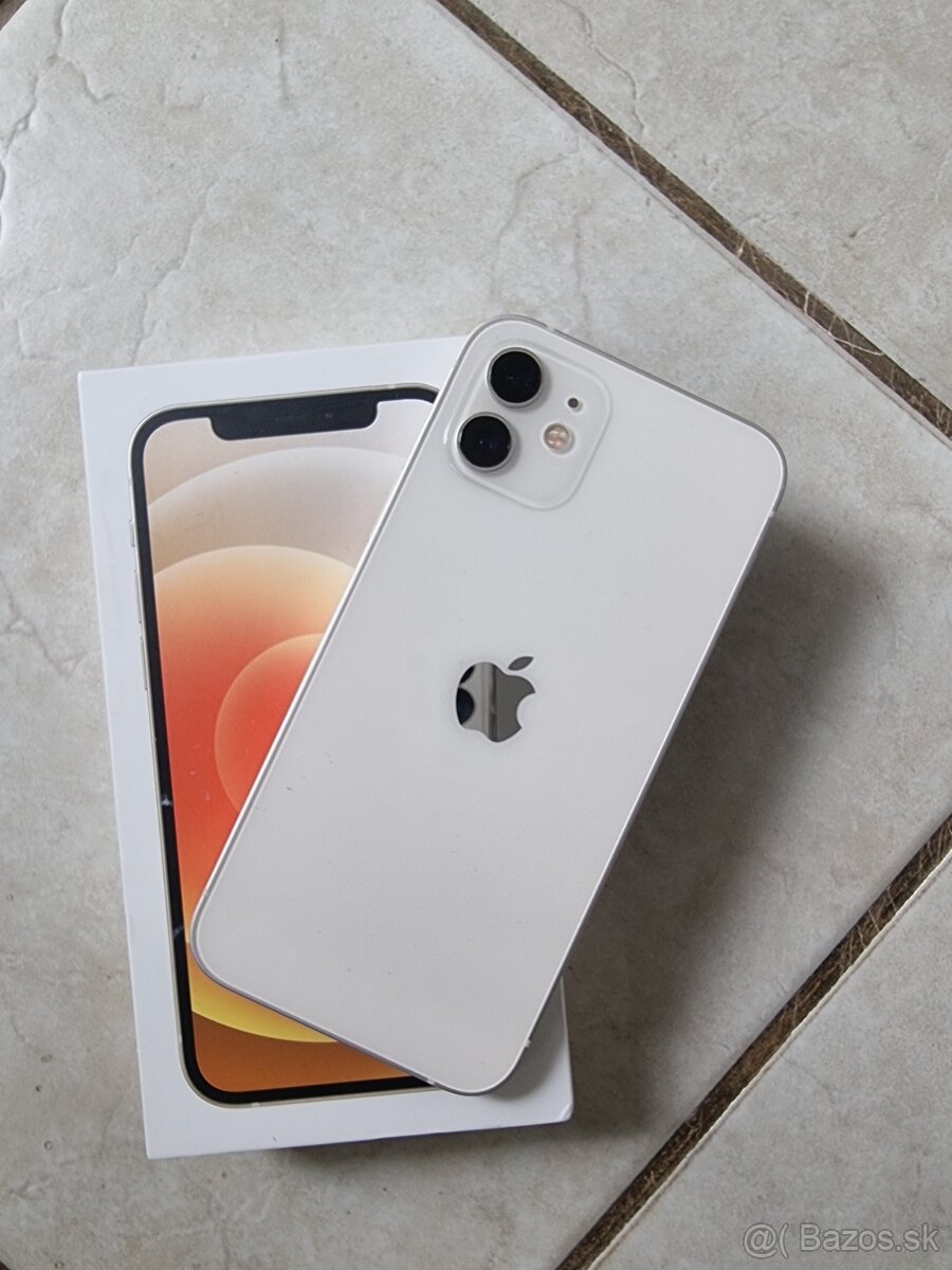 Iphone 12 WHITE 64GB s komplet prislusenstvom, original krab - 2