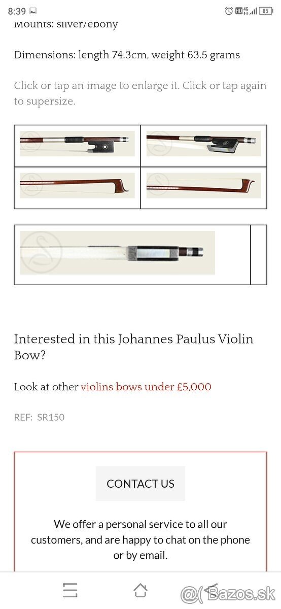 Majstrovský slačik Johs. S. Paulus - 2