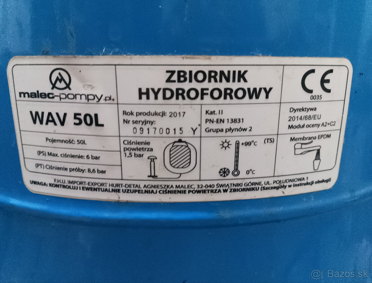 tlaková nádoba expanska 50 l - 2