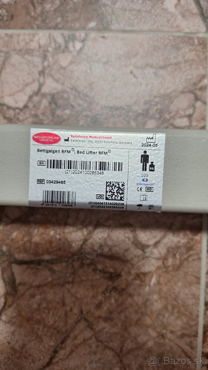 Predam hrazdu k posteli pre seniorov - 2