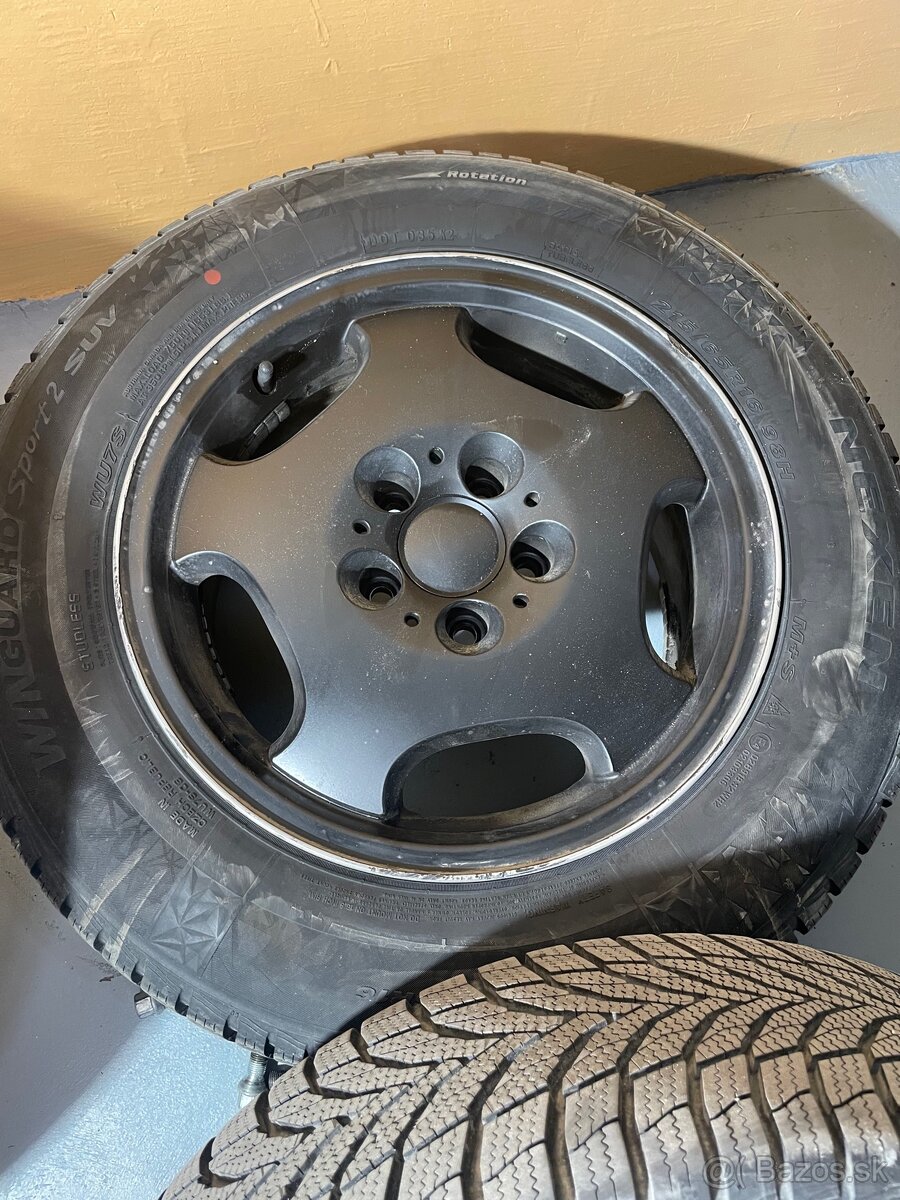 Elektróny mercedes 5x112 r16 + sruby - 2