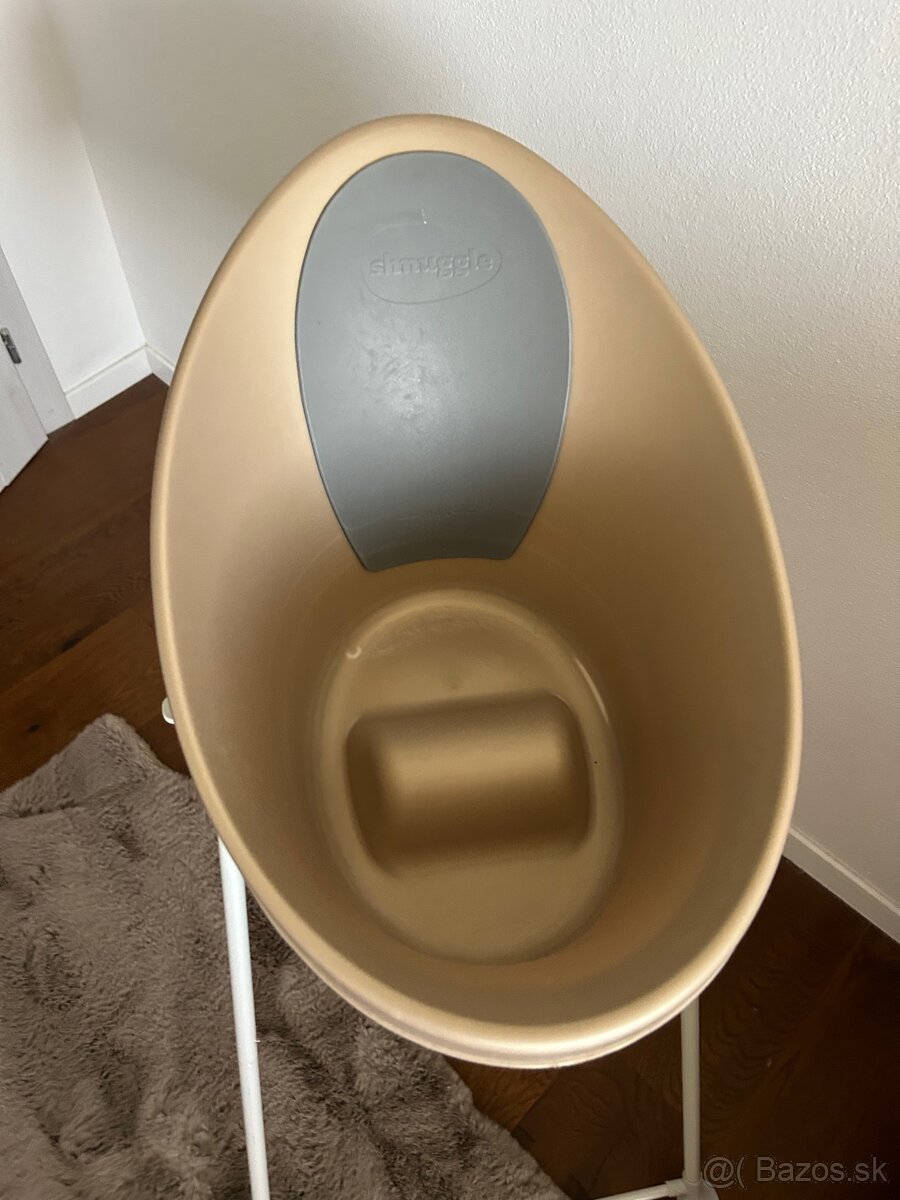 Vanička na kúpanie Shnuggle zlata +stojan - 2