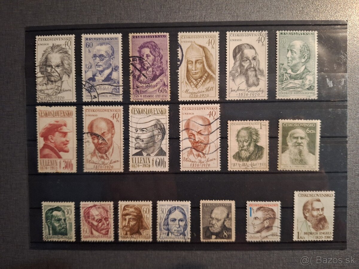 Poštové známky Československo 7 - 2