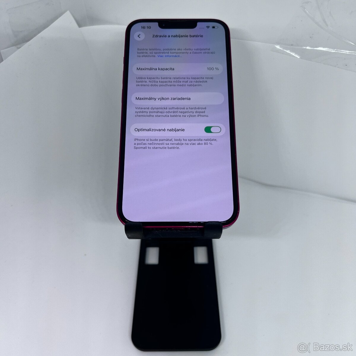 iPhone 13 128GB RED - DOBRÝ STAV - ZÁRUKA - 2