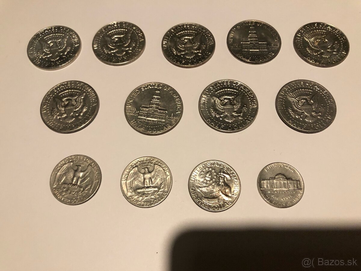 predam americke a australske strieborne dolare mince aug - 2