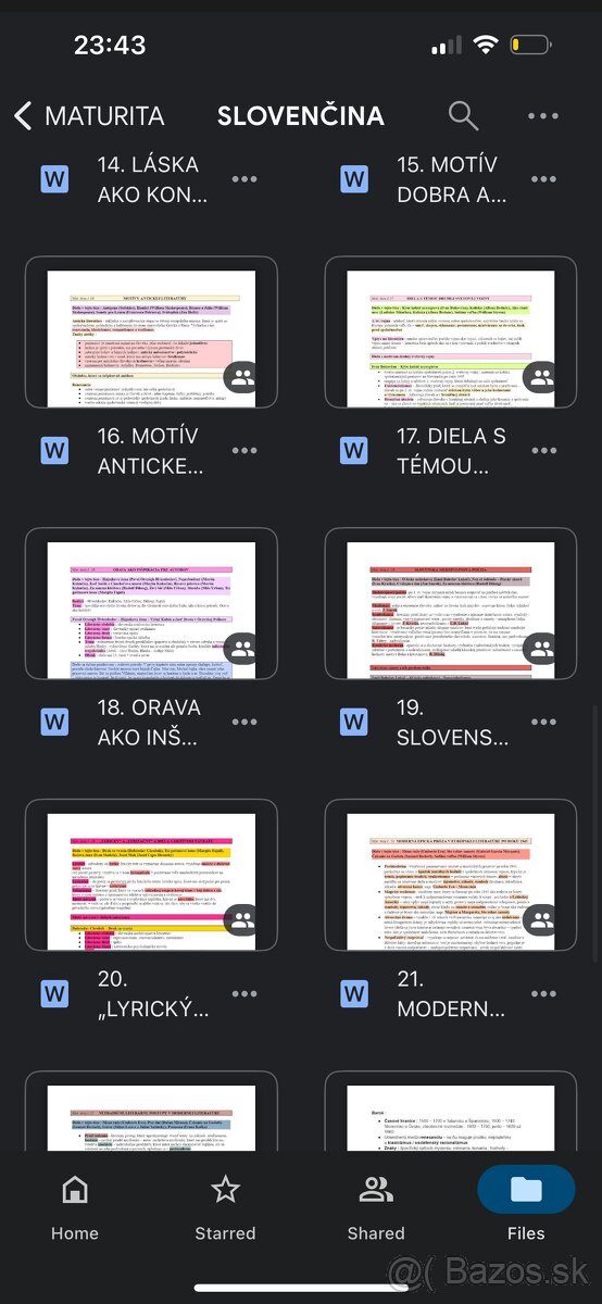 Maturitné otázky SJL - Slovenský jazyk a literatúra - 2