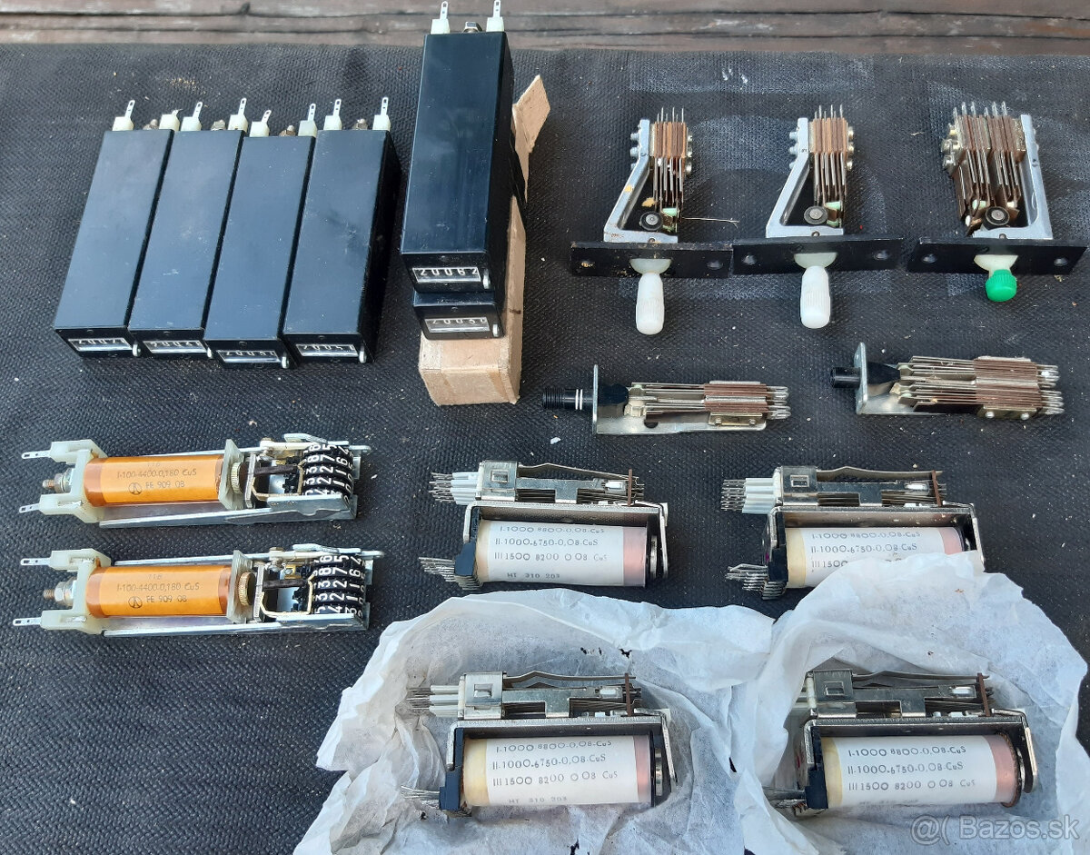 Relé a iné telekomunikačné súčiastky Tesla - 2