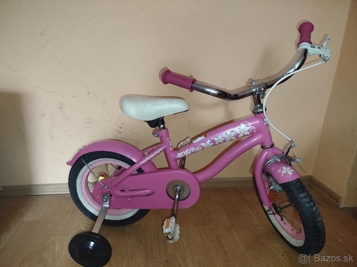 Dievčenský bicykel 12 ružový - 2