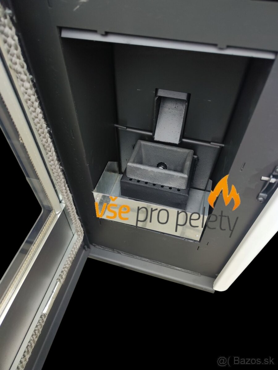 Teplovzdušné kamna na pelety 6 kW, nové, samozápal,aplikácia - 2