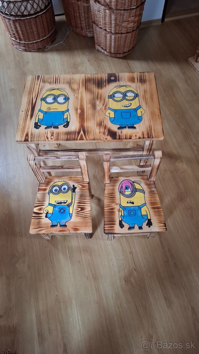 Drevené detské sedenie - 2