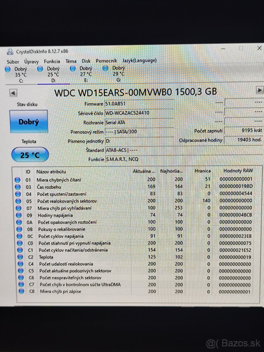 WD15EARS 1,5TB - 2