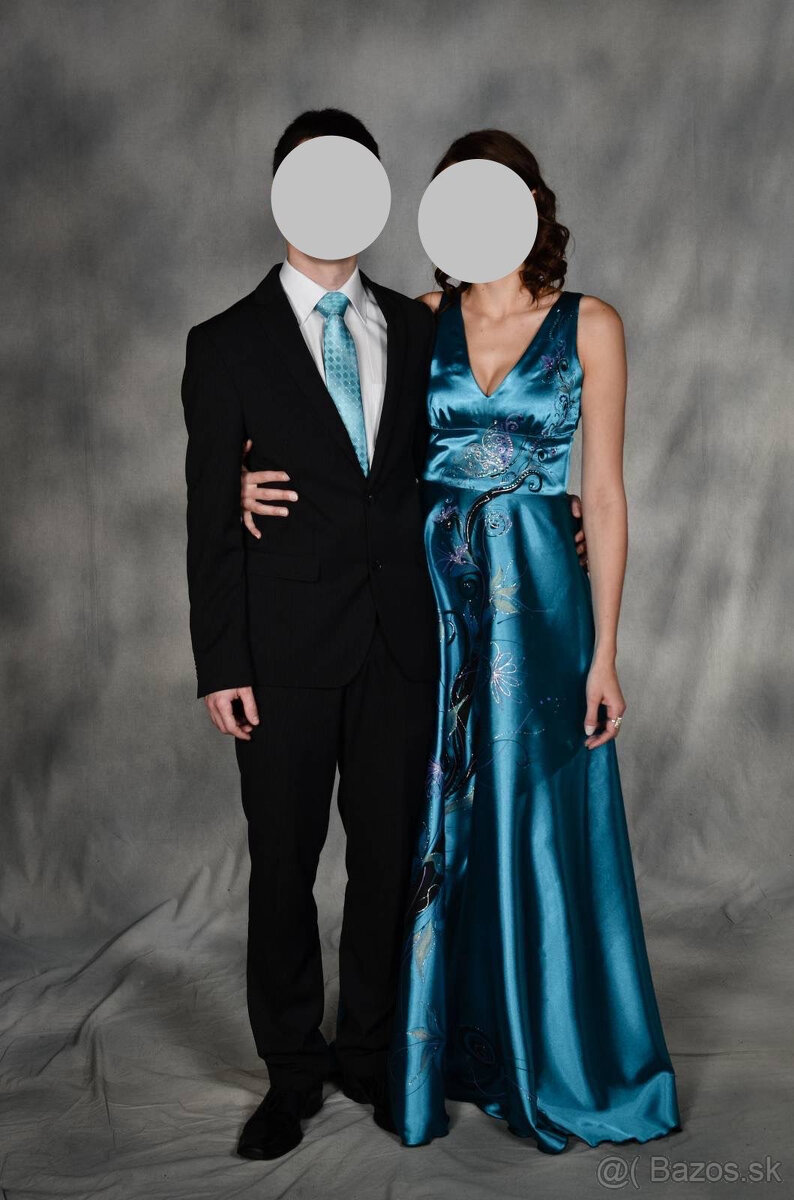 Spoločenské šaty dlhé M - 2