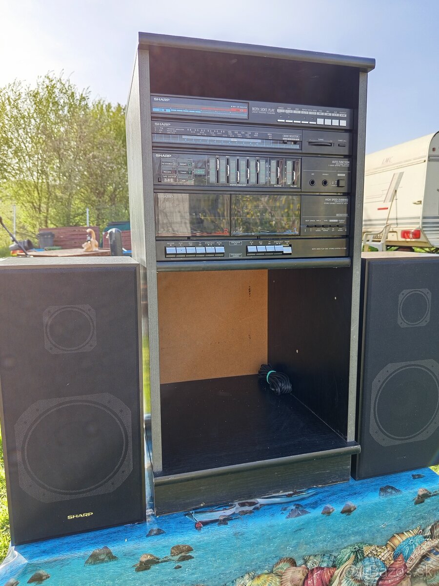 Retro hi-fi veža Sharp V1600 - 2