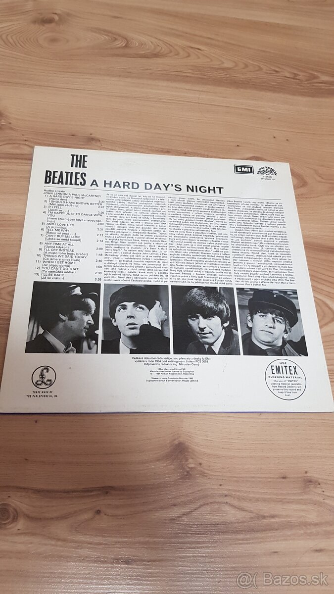 Platňa - THE BEATLES - A Hard Days Night - 2