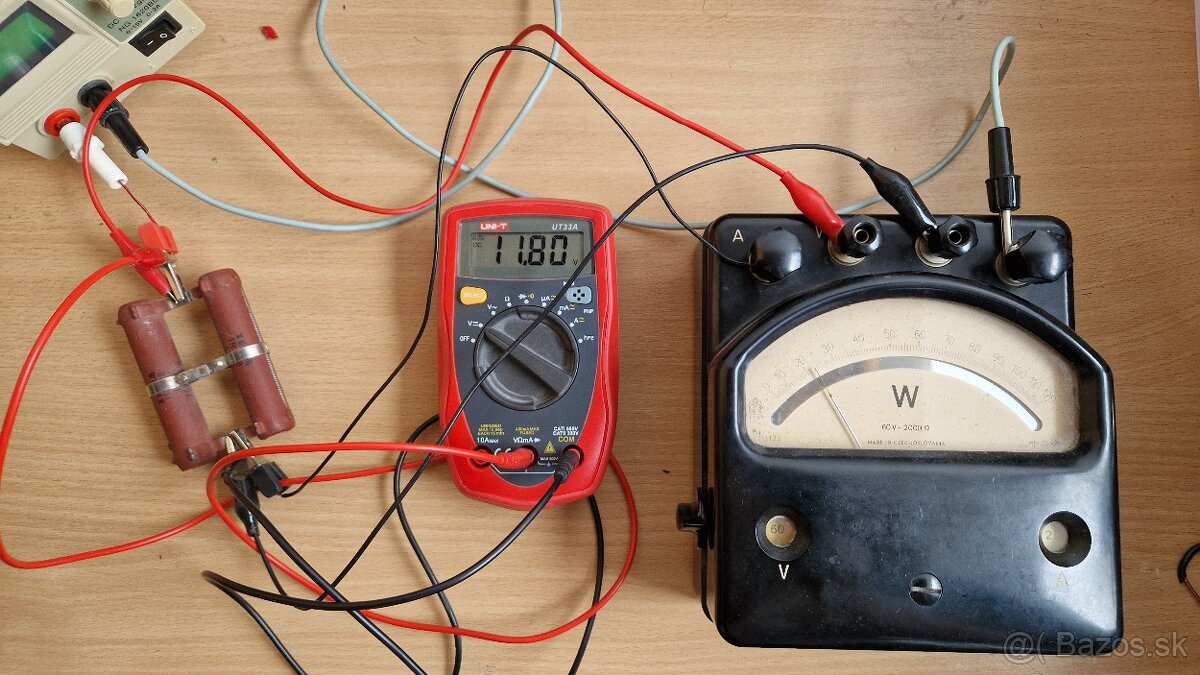 Predám historický wattmeter Metra Blansko - 2