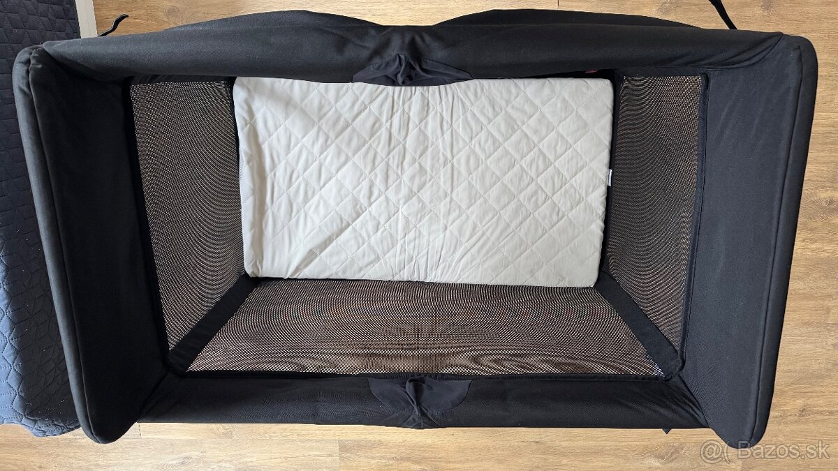 Predám cestovnú postieľku BUGABOO čierna v Top stave - 2