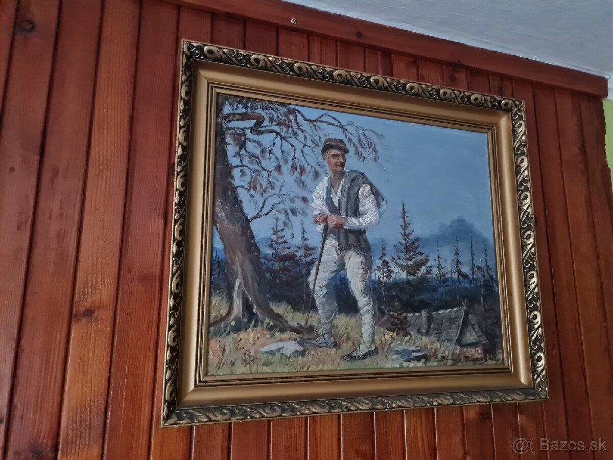 Obraz olej na dreve - 2