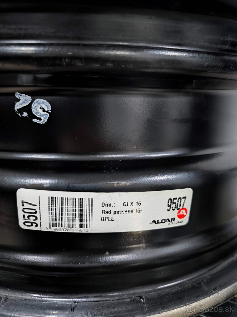 Predám plechové disky 6Jx16 H2 4ks - 2