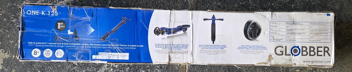 Nova kolobezka Globber one K 125 - 2