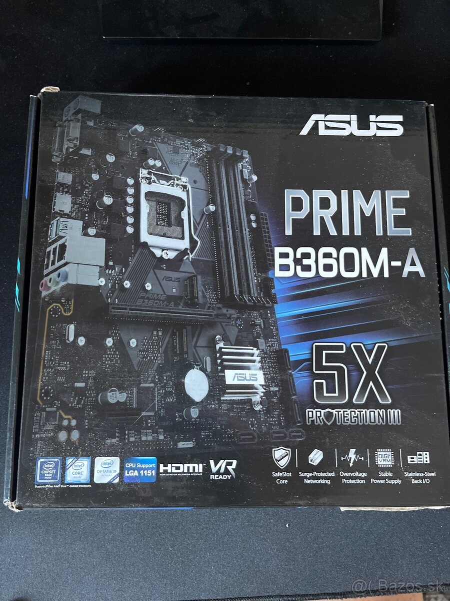 Predám základnú dosku ASUS Prime B360M-A - 2