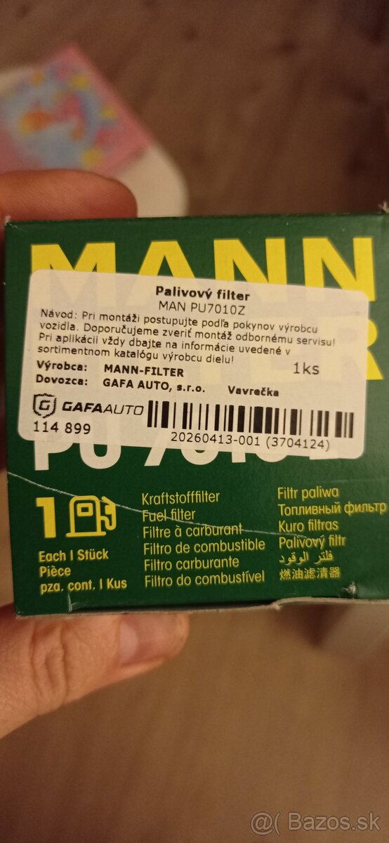 Palivový filter PU 7010Z MANN - 2