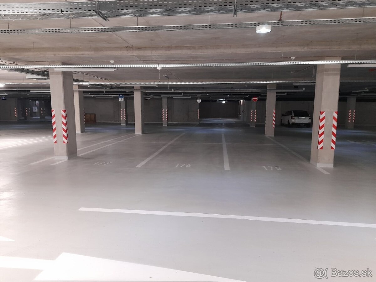 Prenájom parkovania (podzemná chránená garáž) letisko BA - 2