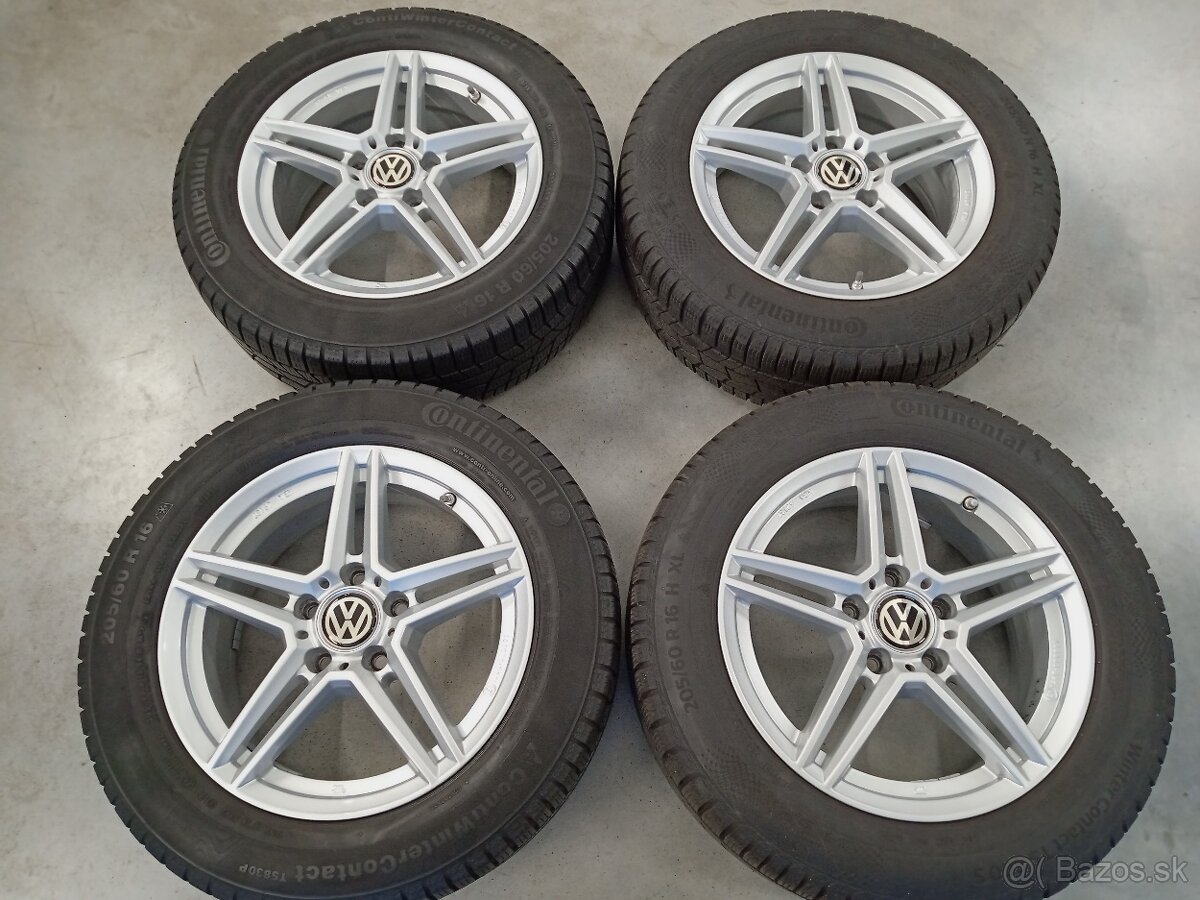 Predam zimne ALU 5x112 R16 6,5J ET44 VOLKSWAGEN TOURAN - 2