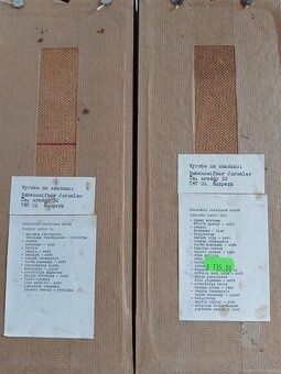 2 ks obrazy vyrobené na zákazku v Československu spolu 5 e - 2