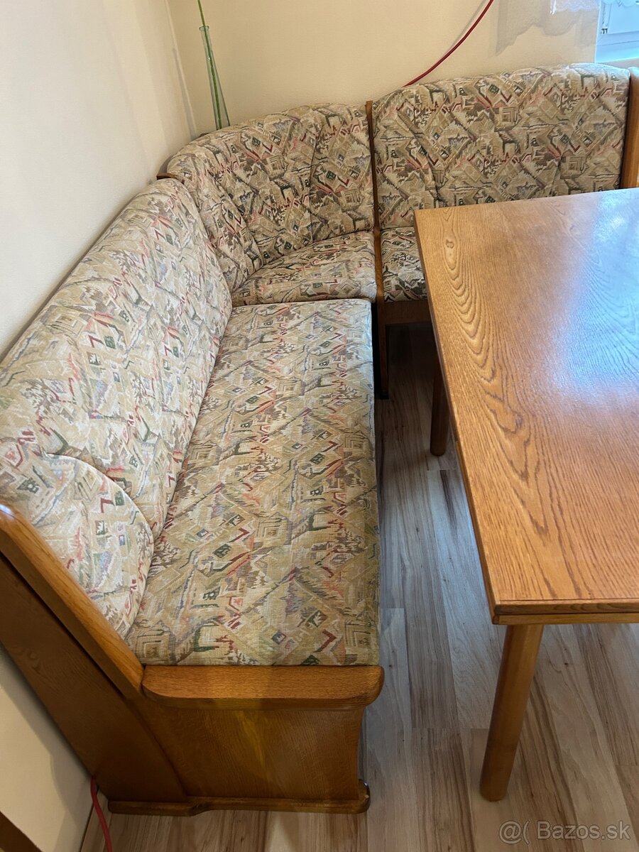 Jedalensky stol stolicky lavica do kuchyne vhodne na chalupu - 2