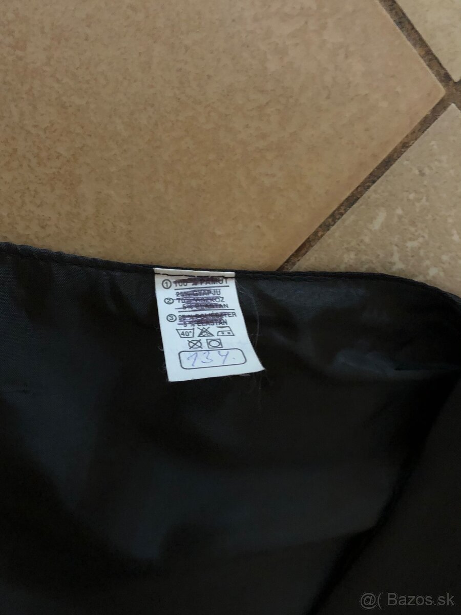 Vestička pre chlapca čierna 134 - 2