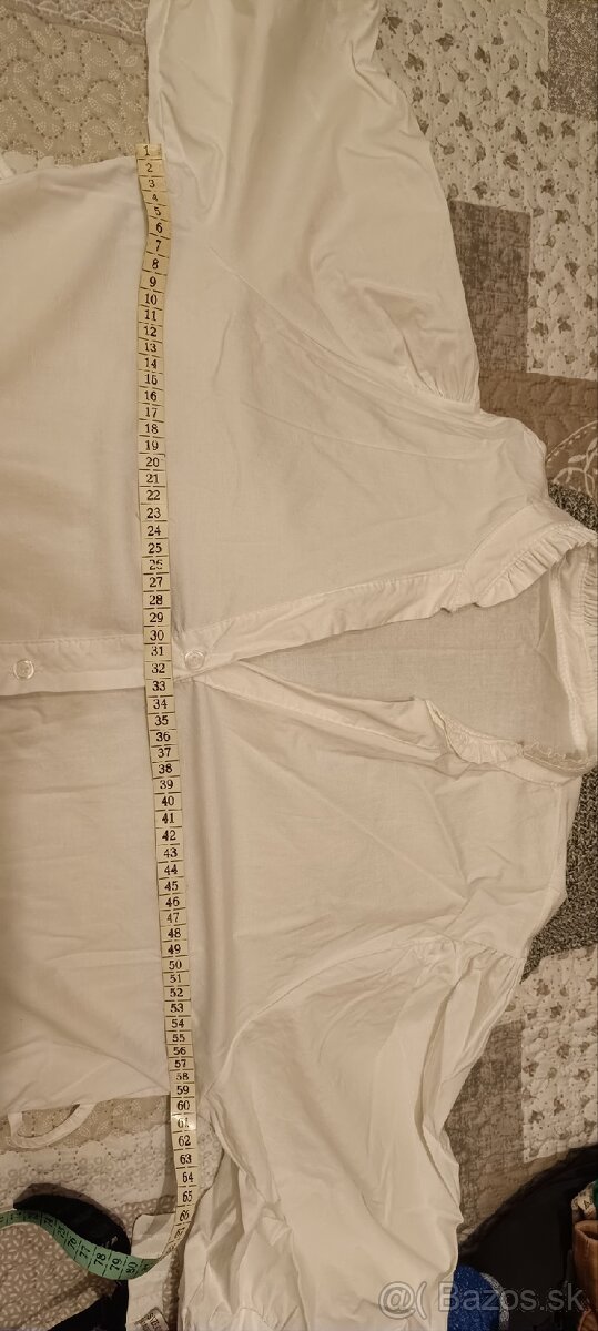 Biele košeľové šaty - 2