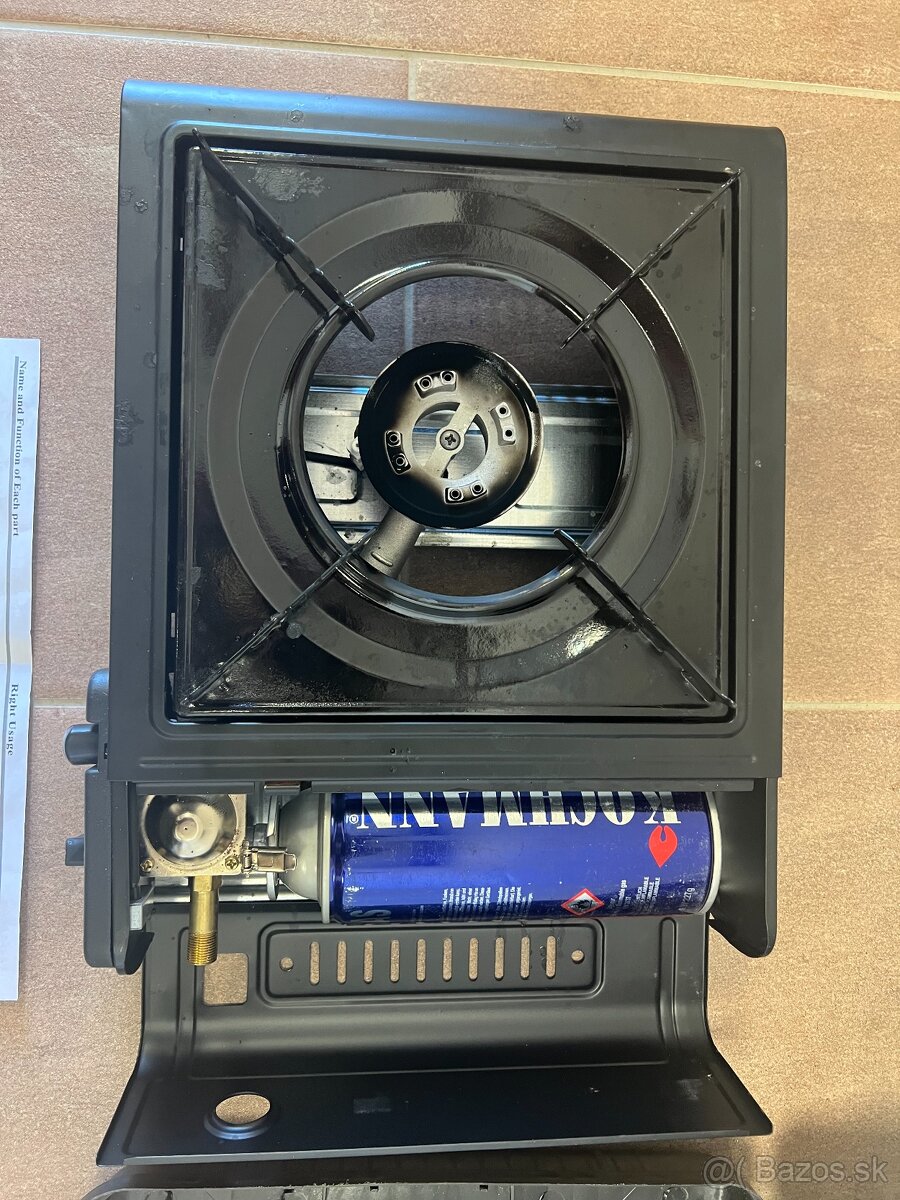 Kufrikový plynový varič - 2