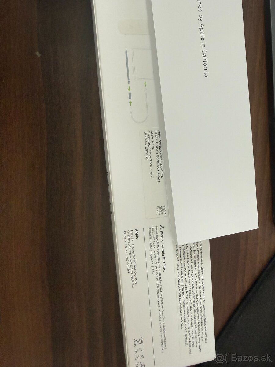 Apple Pencil (1. generácie) + USB-C adaptér - 2