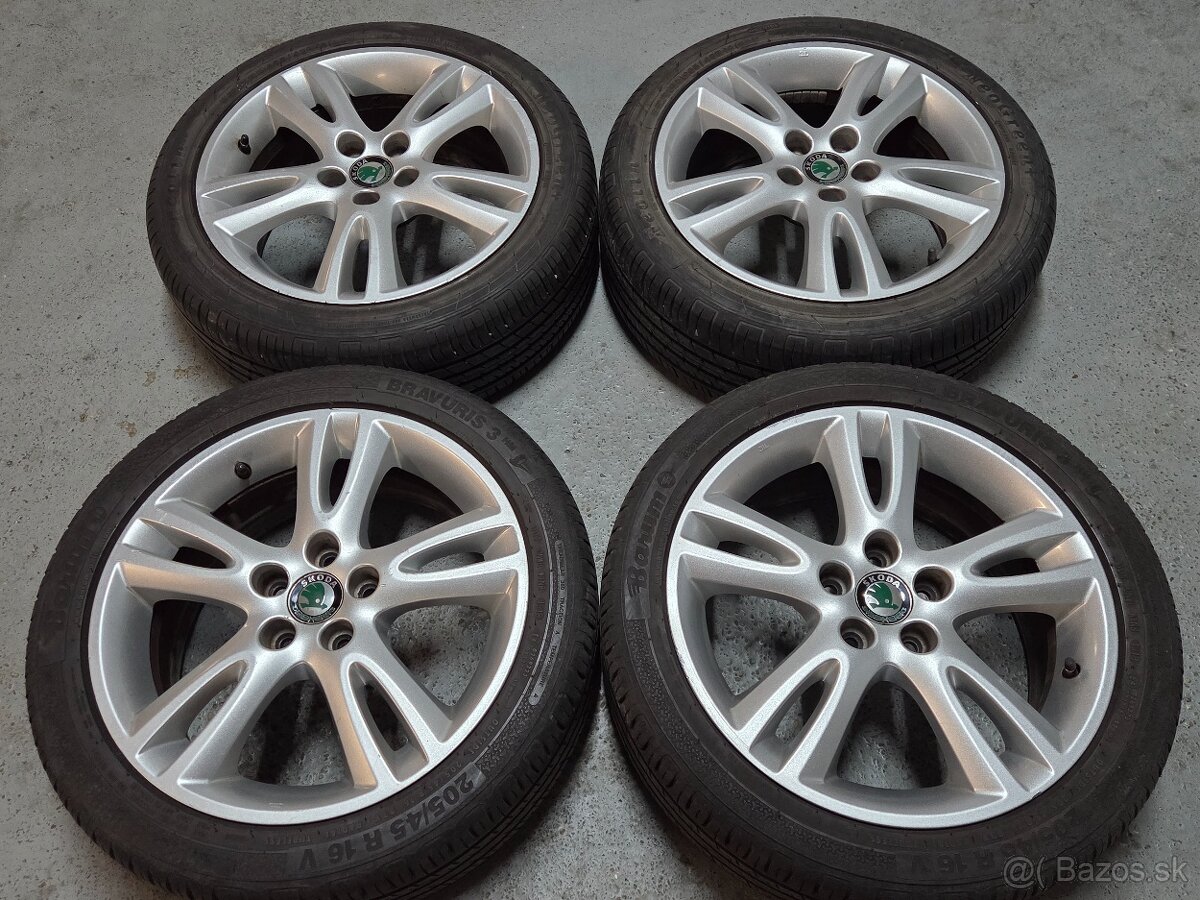 16" ŠKODA (5x100) + 6x pneu - 2