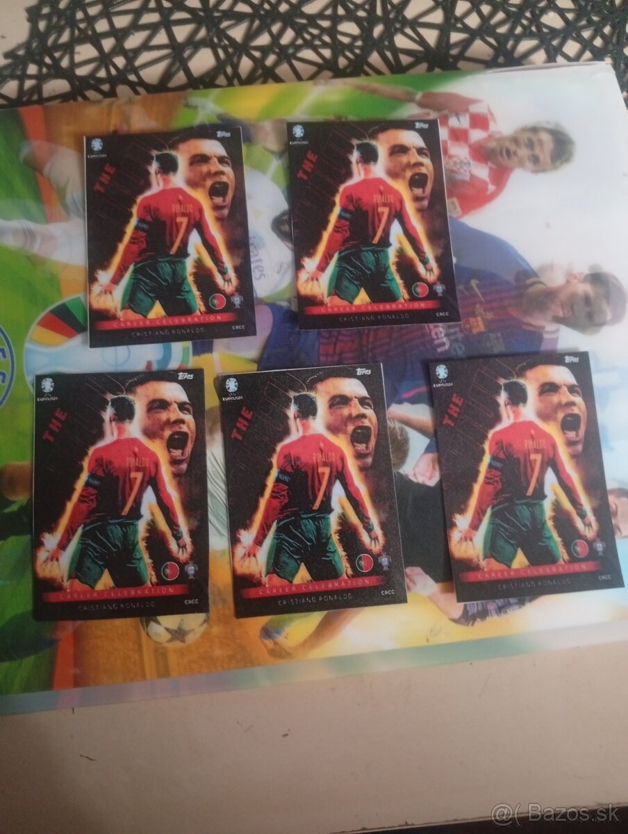 Predám tieto Ronaldo karty - 2