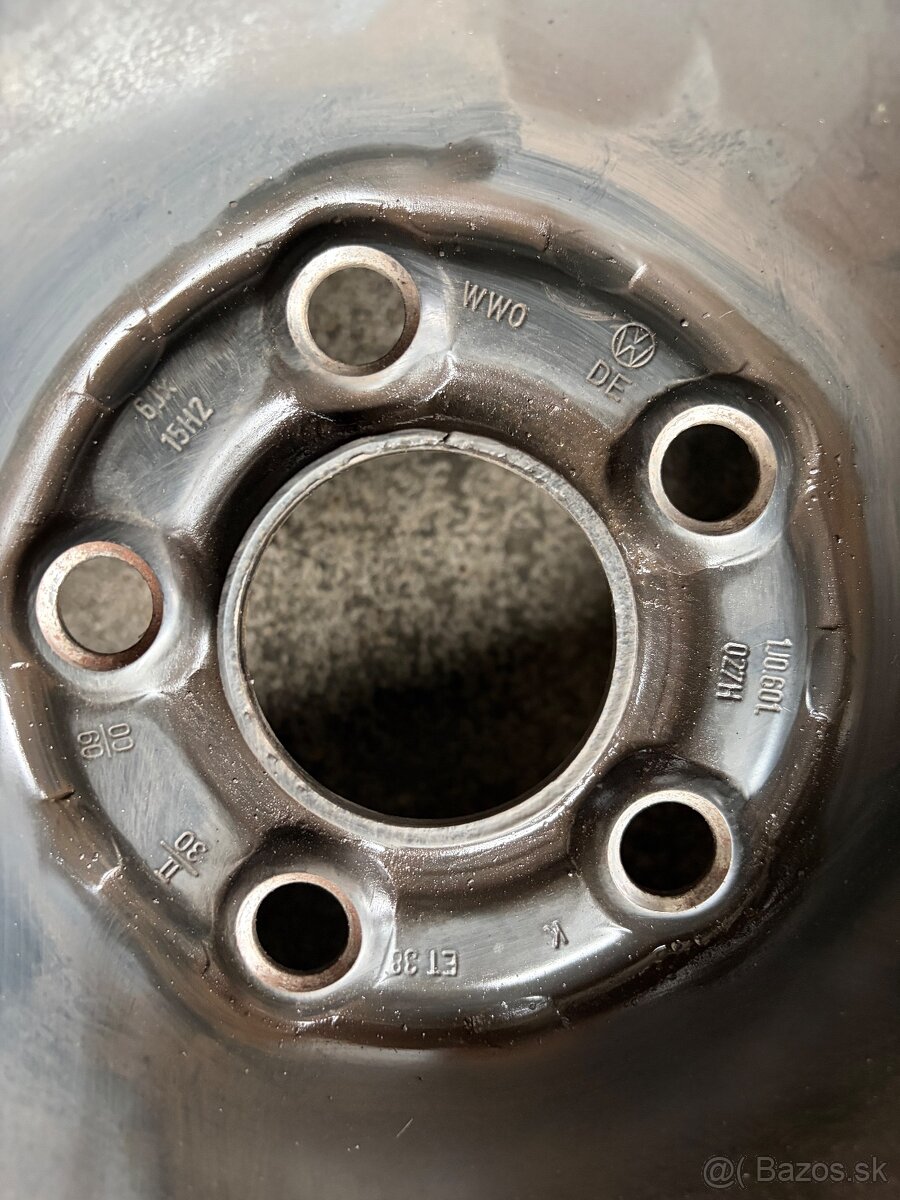 Plechove disky VW, Skoda R15 - 2