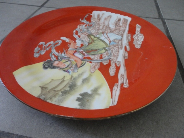 Čínsky porcelánový tanier TANGSHAN - 2