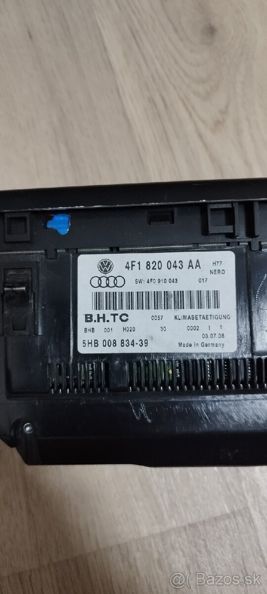 Panel kúrenia Audi A6 - 2