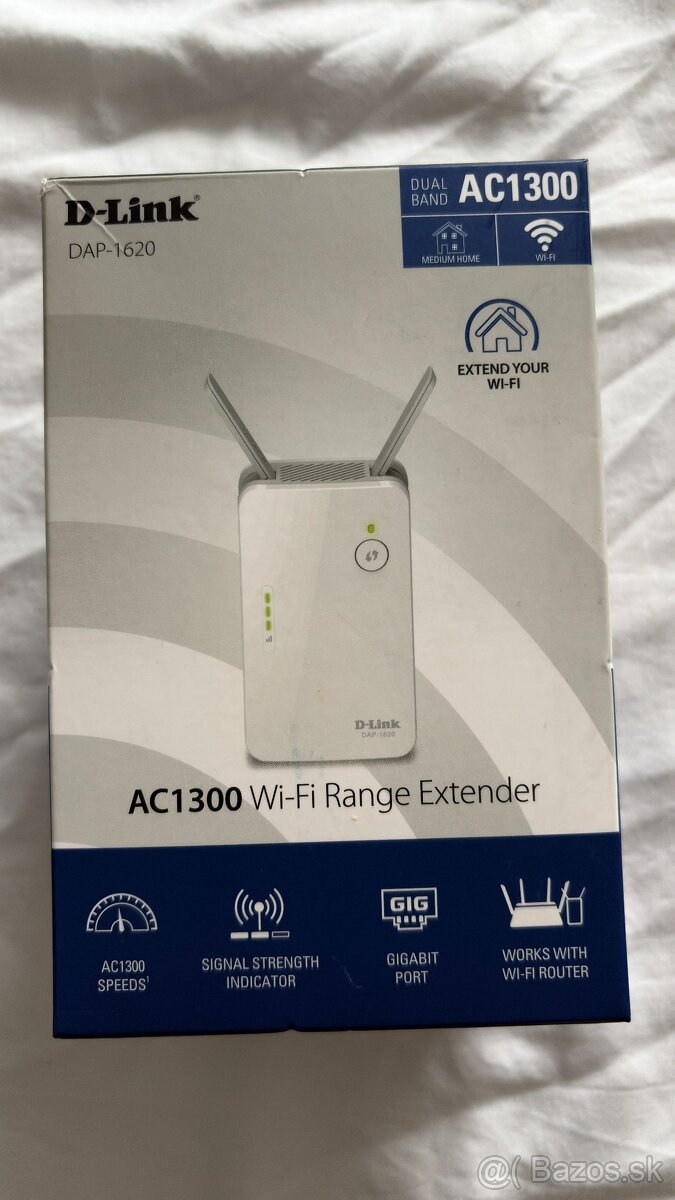 Wi-Fi extender D-Link DAP-1620 biely - 2
